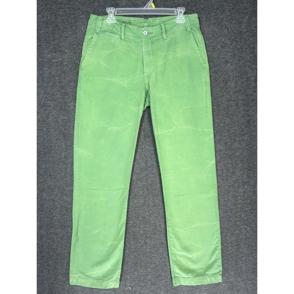 Polo Ralph Lauren Other - VINTAGE Polo Ralph Lauren Pants Size 32x30 Green Naval Tailor Faded Garment Dyed
